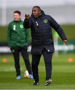 18 March 2019; Republic of Ireland assistant coach Terry Connor during a training session at the FAI National Training Centre in Abbotstown, Dublin. Photo by Stephen McCarthy/Sportsfile