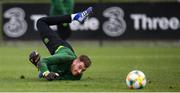 18 March 2019; Mark Travers during a Republic of Ireland training session at the FAI National Training Centre in Abbotstown, Dublin. Photo by Stephen McCarthy/Sportsfile