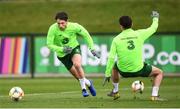 18 March 2019; Harry Arter and Robbie Brady, right, during a Republic of Ireland training session at the FAI National Training Centre in Abbotstown, Dublin. Photo by Stephen McCarthy/Sportsfile