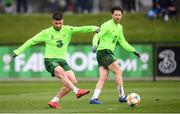 18 March 2019; Shane Long during a Republic of Ireland training session at the FAI National Training Centre in Abbotstown, Dublin. Photo by Stephen McCarthy/Sportsfile