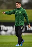 18 March 2019; Republic of Ireland assistant coach Robbie Keane during a Republic of Ireland training session at the FAI National Training Centre in Abbotstown, Dublin. Photo by Stephen McCarthy/Sportsfile