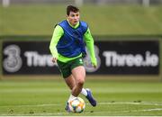 18 March 2019; Josh Cullen during a Republic of Ireland training session at the FAI National Training Centre in Abbotstown, Dublin. Photo by Stephen McCarthy/Sportsfile