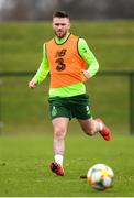 18 March 2019; Jack Byrne during a Republic of Ireland training session at the FAI National Training Centre in Abbotstown, Dublin. Photo by Stephen McCarthy/Sportsfile