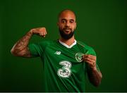 18 March 2019; David McGoldrick of Republic of Ireland poses for a portrait during a squad portrait session at their team hotel in Dublin. Photo by Stephen McCarthy/Sportsfile