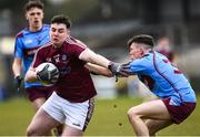 19 March 2019; MArk Hayes of Omagh CBS in action against Garrett Cavanagh of St Michael's Enniskillen during the Danske Bank MacRory Cup Final match between St Michael's Enniskillen and Omagh CBS at the Athletic Grounds in Armagh. Photo by Oliver McVeigh/Sportsfile