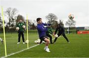 19 March 2019; Robbie Brady during a Republic of Ireland training session at the FAI National Training Centre in Abbotstown, Dublin. Photo by Stephen McCarthy/Sportsfile