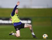 19 March 2019; James McClean during a Republic of Ireland training session at the FAI National Training Centre in Abbotstown, Dublin. Photo by Stephen McCarthy/Sportsfile