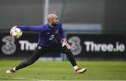19 March 2019; Darren Randolph during a Republic of Ireland training session at the FAI National Training Centre in Abbotstown, Dublin. Photo by Stephen McCarthy/Sportsfile