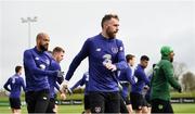 19 March 2019; Richard Keogh during a Republic of Ireland training session at the FAI National Training Centre in Abbotstown, Dublin. Photo by Stephen McCarthy/Sportsfile