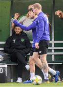 19 March 2019; Shane Long during a Republic of Ireland training session at the FAI National Training Centre in Abbotstown, Dublin. Photo by Stephen McCarthy/Sportsfile