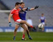 2 February 2019; Declan Byrne of Louth in action against Ross Munnelly of Laois during the Allianz Football League Division 3 Round 2 match between Laois and Louth at Croke Park in Dublin. Photo by Piaras Ó Mídheach/Sportsfile