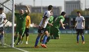 19 March 2019; Team Ireland's William McGrath, 4, a member of Waterford SO Clubs, from Kilmacthomas, Co. Waterford, celebrates scoring the opening goal as Team Ireland beat SO Estonia 7-2 to take the Bronze medal place on Day Five of the 2019 Special Olympics World Games in Zayed Sports City, Airport Road, Abu Dhabi, United Arab Emirates. Photo by Ray McManus/Sportsfile