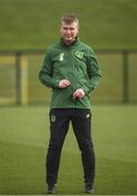 19 March 2019; Republic of Ireland U21 manager Stephen Kenny during a training session at the FAI National Training Centre in Abbotstown, Dublin. Photo by Stephen McCarthy/Sportsfile