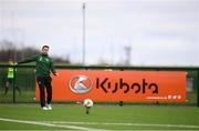19 March 2019; Republic of Ireland assistant coach Robbie Keane during a training session at the FAI National Training Centre in Abbotstown, Dublin. Photo by Stephen McCarthy/Sportsfile