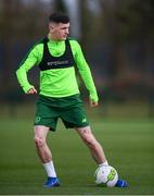 19 March 2019; Trevor Clarke during a Republic of Ireland U21's training session at the FAI National Training Centre in Abbotstown, Dublin. Photo by Stephen McCarthy/Sportsfile