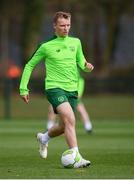 19 March 2019; Jamie Lennon during a Republic of Ireland U21's training session at the FAI National Training Centre in Abbotstown, Dublin. Photo by Stephen McCarthy/Sportsfile