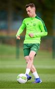 19 March 2019; Lee O'Connor during a Republic of Ireland U21's training session at the FAI National Training Centre in Abbotstown, Dublin. Photo by Stephen McCarthy/Sportsfile