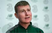 19 March 2019; Republic of Ireland U21 manager Stephen Kenny during a press conference at the FAI National Training Centre in Abbotstown, Dublin. Photo by Stephen McCarthy/Sportsfile