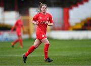 16 March 2019; Chloe Mustaki of Shelbourne during the Só Hotels Women's National League match between Shelbourne and Limerick at Tolka Park in Dublin.  Photo by Piaras Ó Mídheach/Sportsfile
