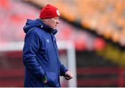 16 March 2019; Shelbourne manager Dave Bell at half-time during the Só Hotels Women's National League match between Shelbourne and Limerick at Tolka Park in Dublin.  Photo by Piaras Ó Mídheach/Sportsfile