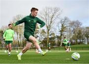 19 March 2019; Connor Ronan during a Republic of Ireland U21's training session at the FAI National Training Centre in Abbotstown, Dublin. Photo by Stephen McCarthy/Sportsfile