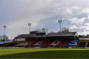 16 March 2019; A general view of Tolka Park at the Só Hotels Women's National League match between Shelbourne and Limerick at Tolka Park in Dublin.  Photo by Piaras Ó Mídheach/Sportsfile