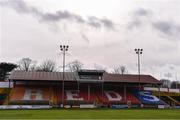 16 March 2019; A general view of Tolka Park at the Só Hotels Women's National League match between Shelbourne and Limerick at Tolka Park in Dublin.  Photo by Piaras Ó Mídheach/Sportsfile
