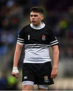 11 March 2019; Patrick Stapleton of Newbridge College during the Bank of Ireland Leinster Rugby Schools Junior Cup semi-final match between Newbridge College and Blackrock College at Energia Park in Donnybrook, Dublin. Photo by Harry Murphy/Sportsfile