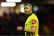 15 March 2019; Referee Ben Connolly during the SSE Airtricity League Premier Division match between Derry City and Dundalk at Ryan McBride Brandywell Stadium in Derry Photo by Oliver McVeigh/Sportsfile