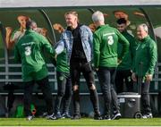 20 March 2019; Aiden O'Brien, centre, with assistant coach Terry Connor, left, and  manager Mick McCarthy during a Republic of Ireland training session at the FAI National Training Centre in Abbotstown, Dublin. Photo by Stephen McCarthy/Sportsfile