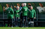 20 March 2019; Republic of Ireland manager Mick McCarthy and Aiden O'Brien, centre, with from left, assistant coach Terry Connor, equiment officer Mick Lawler and team doctor Dr Alan Byrne during a training session at the FAI National Training Centre in Abbotstown, Dublin. Photo by Stephen McCarthy/Sportsfile