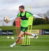20 March 2019; Conor Hourihane during a Republic of Ireland training session at the FAI National Training Centre in Abbotstown, Dublin. Photo by Stephen McCarthy/Sportsfile