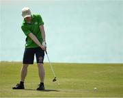20 March 2019; Team Ireland's Andrew Simington, a member of Blackrock Flyers Special Olympics Club, from Dalkey, Co. Dublin, putting on the 18th during his Level 2 - Unified Alternate Shot Team Play Competition on Day Six of the 2019 Special Olympics World Games in Yas Links, Yas Island, Abu Dhabi, United Arab Emirates  Photo by Ray McManus/Sportsfile