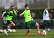 20 March 2019; Sean Maguire during a Republic of Ireland training session at the FAI National Training Centre in Abbotstown, Dublin. Photo by Stephen McCarthy/Sportsfile