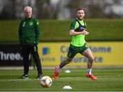 20 March 2019; Jack Byrne during a Republic of Ireland training session at the FAI National Training Centre in Abbotstown, Dublin. Photo by Stephen McCarthy/Sportsfile