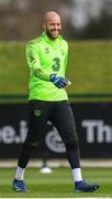 20 March 2019; Darren Randolph during a Republic of Ireland training session at the FAI National Training Centre in Abbotstown, Dublin. Photo by Stephen McCarthy/Sportsfile