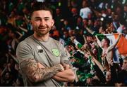 20 March 2019; Sean Maguire of Republic of Ireland poses for a portrait during a squad portrait session at their team hotel in Dublin. Photo by Stephen McCarthy/Sportsfile