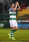 15 March 2019; Aaron McEneff of Shamrock Rovers during the SSE Airtricity League Premier Division match between Shamrock Rovers and Sligo Rovers at Tallaght Stadium in Dublin. Photo by Harry Murphy/Sportsfile