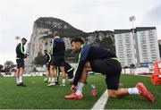 22 March 2019; Jack Sergeant during a Gibraltar training session at Victoria Stadium in Gibraltar. Photo by Stephen McCarthy/Sportsfile