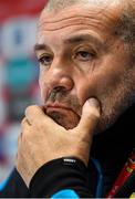 22 March 2019; Gibraltar manager Julio César Ribas during a press conference at Victoria Stadium in Gibraltar. Photo by Stephen McCarthy/Sportsfile
