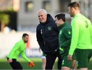 22 March 2019; Republic of Ireland manager Mick McCarthy during a training session at Victoria Stadium in Gibraltar. Photo by Seb Daly/Sportsfile