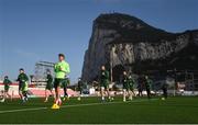 22 March 2019; Jeff Hendrick and his team-mates during a Republic of Ireland training session at Victoria Stadium in Gibraltar. Photo by Stephen McCarthy/Sportsfile