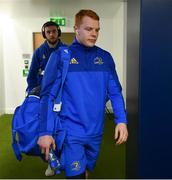 22 March 2019; Gavin Mullin of Leinster arrives ahead of the Guinness PRO14 Round 18 match between Edinburgh and Leinster at BT Murrayfield Stadium in Edinburgh, Scotland. Photo by Ramsey Cardy/Sportsfile