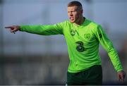 22 March 2019; James McClean during a Republic of Ireland training session at Victoria Stadium in Gibraltar. Photo by Stephen McCarthy/Sportsfile