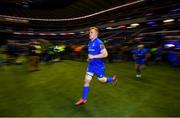 22 March 2019; Dan Leavy of Leinster runs out ahead of the Guinness PRO14 Round 18 match between Edinburgh and Leinster at BT Murrayfield Stadium in Edinburgh, Scotland. Photo by Ramsey Cardy/Sportsfile