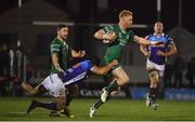 22 March 2019; Darragh Leader of Connacht is tackled by Ian McKinley of Benetton Rugby during the Guinness PRO14 Round 18 match between Connacht and Benetton Rugby at The Sportsground in Galway. Photo by Brendan Moran/Sportsfile