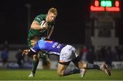 22 March 2019; Darragh Leader of Connacht is tackled by Luca Sperandio of Benetton Rugby during the Guinness PRO14 Round 18 match between Connacht and Benetton Rugby at The Sportsground in Galway. Photo by Brendan Moran/Sportsfile
