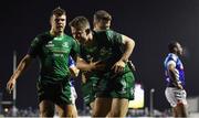 22 March 2019; Matt Healy of Connacht celebrates after  scoring his side's third try during the Guinness PRO14 Round 18 match between Connacht and Benetton Rugby at The Sportsground in Galway. Photo by Brendan Moran/Sportsfile