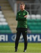 23 March 2019; Republic of Ireland manager Stephen Kenny during a Republic of Ireland U21 training session at Tallaght Stadium in Dublin. Photo by Eóin Noonan/Sportsfile