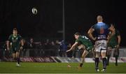 22 March 2019; Jack Carty of Connacht kicks a penalty during the Guinness PRO14 Round 18 match between Connacht and Benetton Rugby at The Sportsground in Galway. Photo by Brendan Moran/Sportsfile